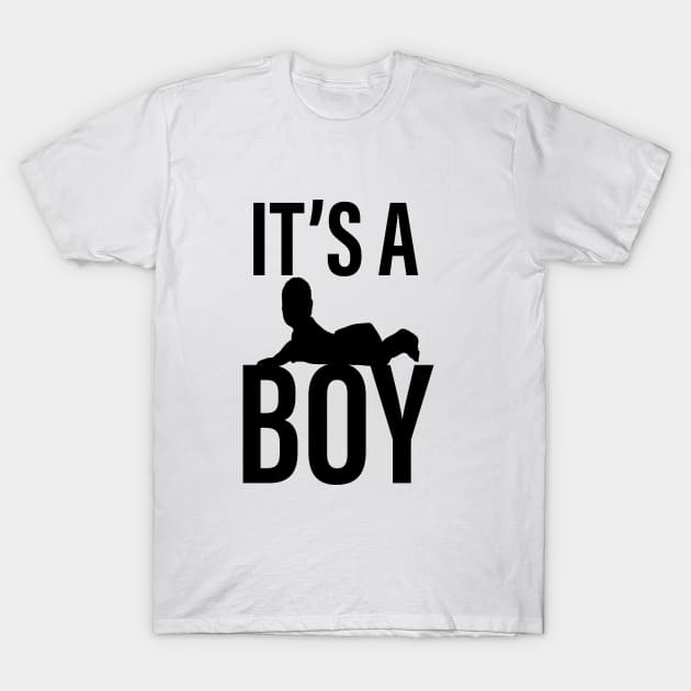 It's A Boy Baby Announcement T-Shirt by Merchweaver